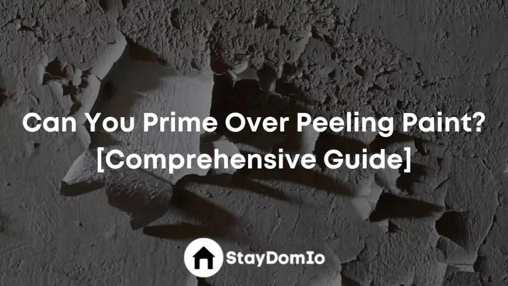 Can You Prime Over Peeling Paint? [Comprehensive Guide]