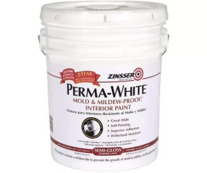 Zinsser Perma-White Mildew & Mold Resistant Paint