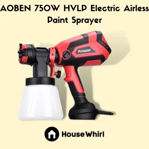 aoben 750w hvlp electric airless paint sprayer house whirl