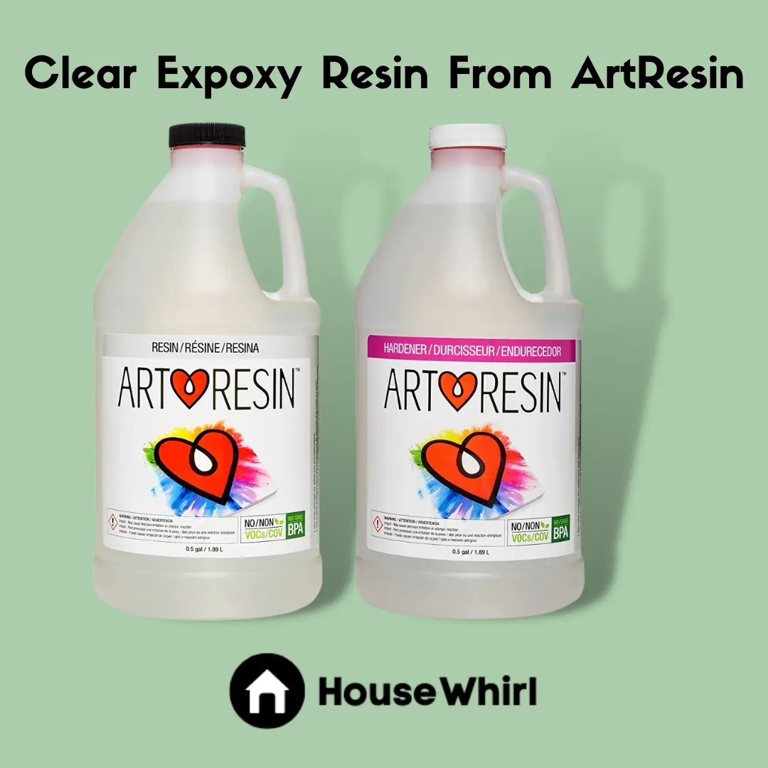 clear expoxy resin from artresin house whirl