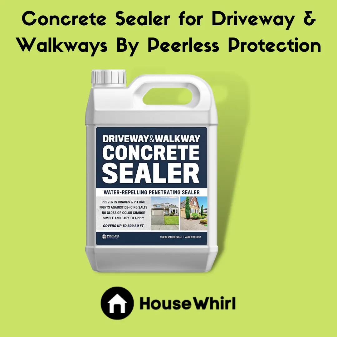concrete sealer for driveway & walkways by peerless protection house whirl