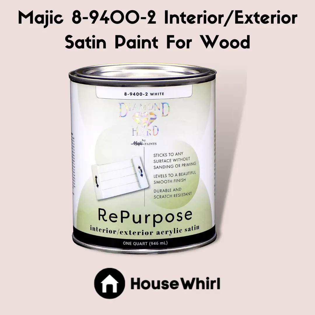 majic 8 9400-2 interior exterior satin paint for wood house whirl