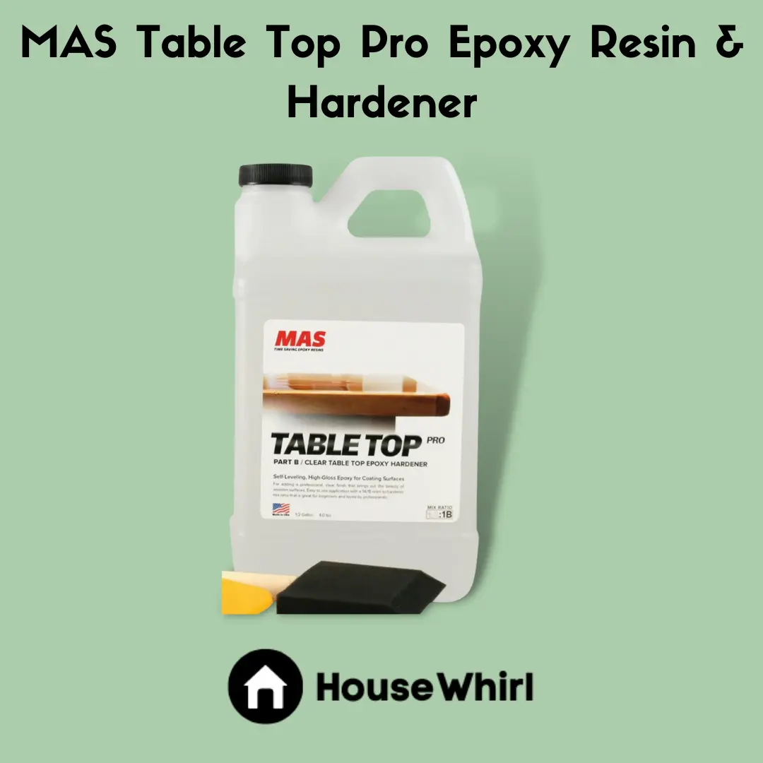 mas table top pro epoxy resin & hardener house whirl