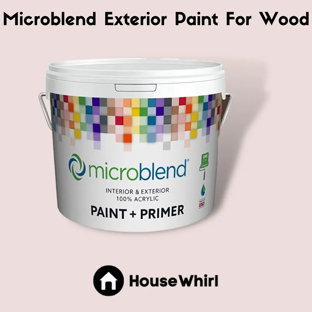 microblend exterior paint for wood house whirl