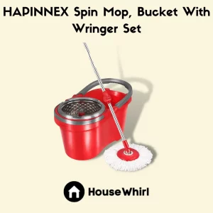 hapinnex spin mop bucket with wringer set house whirl