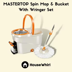 mastertop spin mop bucket with wringer set house whirl
