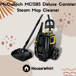 mcculloch mc1385 deluxe canister steam mop cleaner house whirl