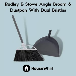 radley stowe angle broom dustpan with dual bristles house whirl