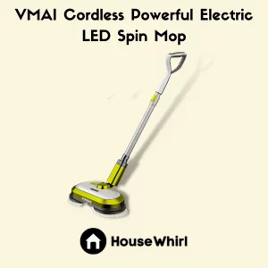 vmai cordless powerful electric led spin mop house whirl