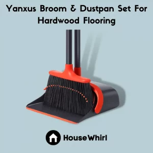 yanxus broom dustpan set for hardwood flooring house whirl
