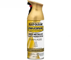 Rust-Oleum 342918 All Surface Vintage Gold Spray Paint