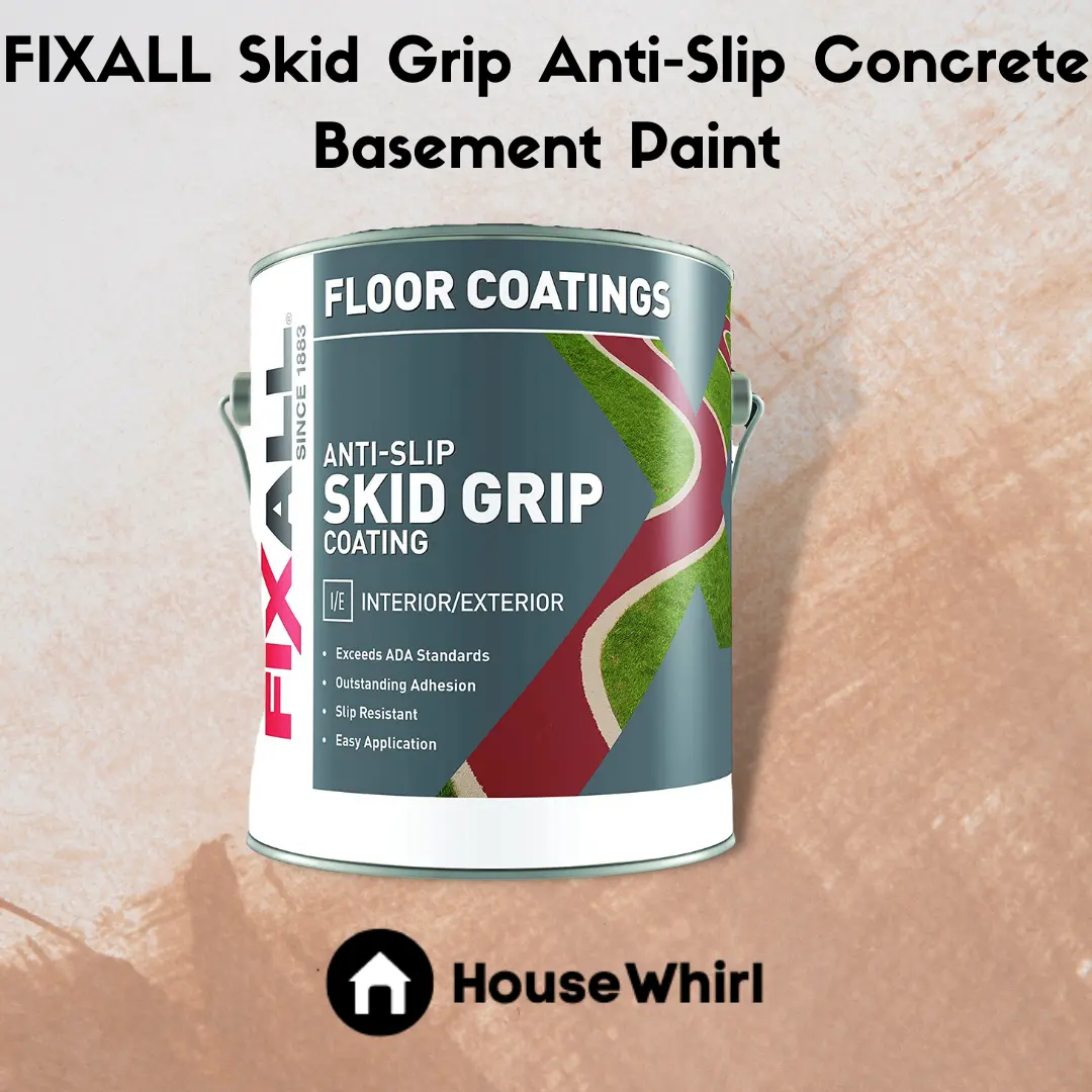 FIXALL Skid Grip Anti-Slip Concrete Basement Paint