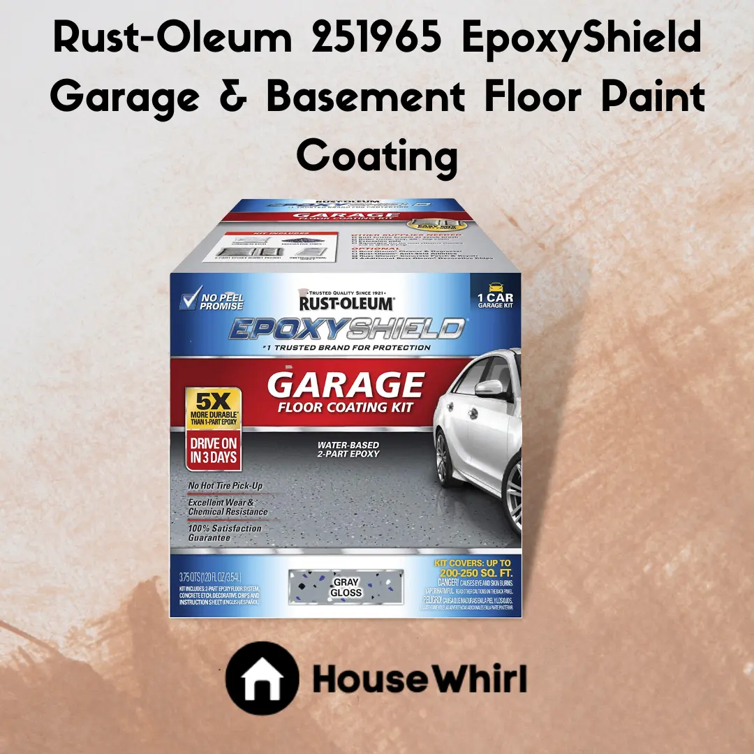Rust-Oleum 251965 EpoxyShield Garage & Basement Floor Paint Coating