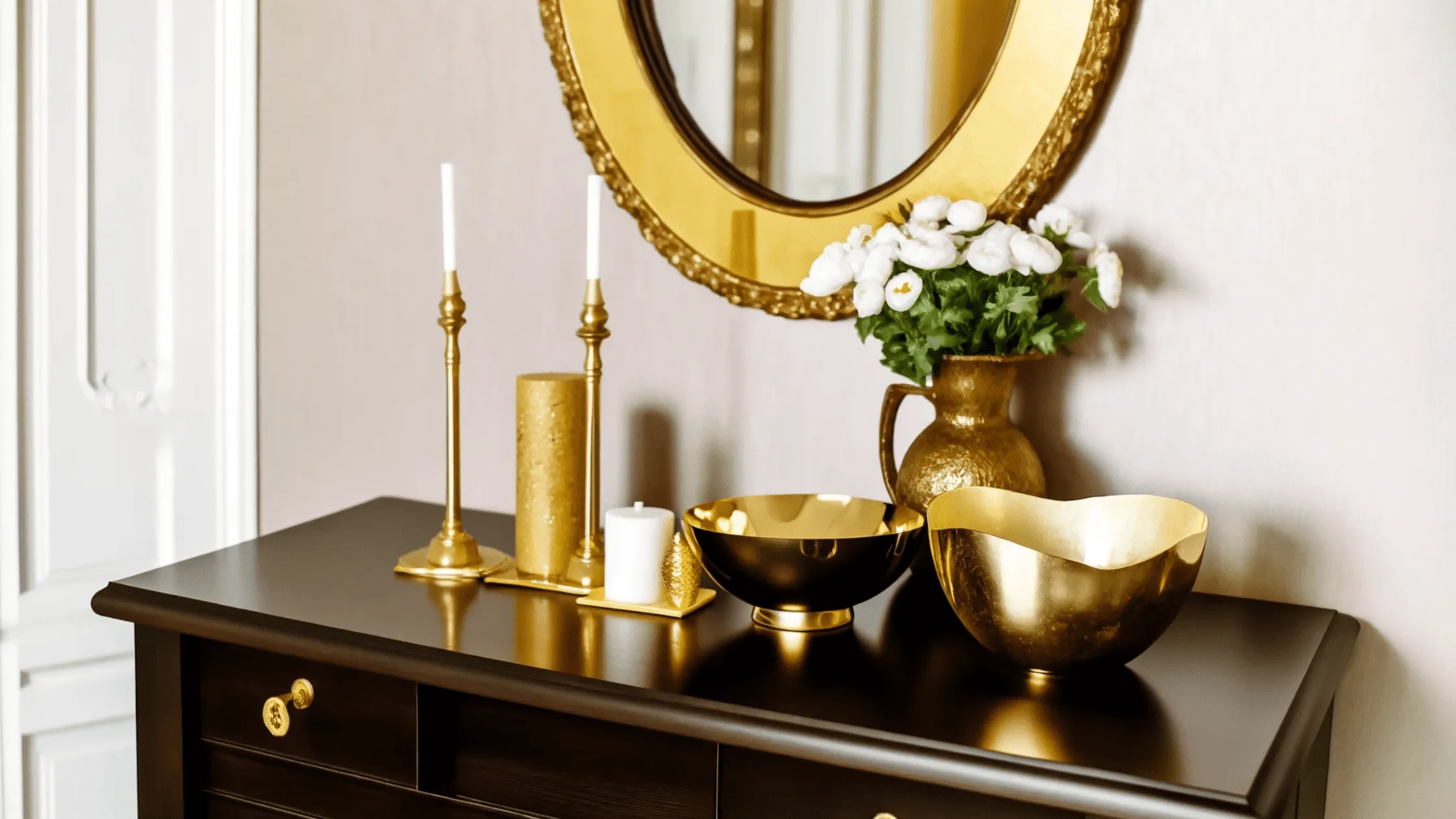 Luxe Gold Accents