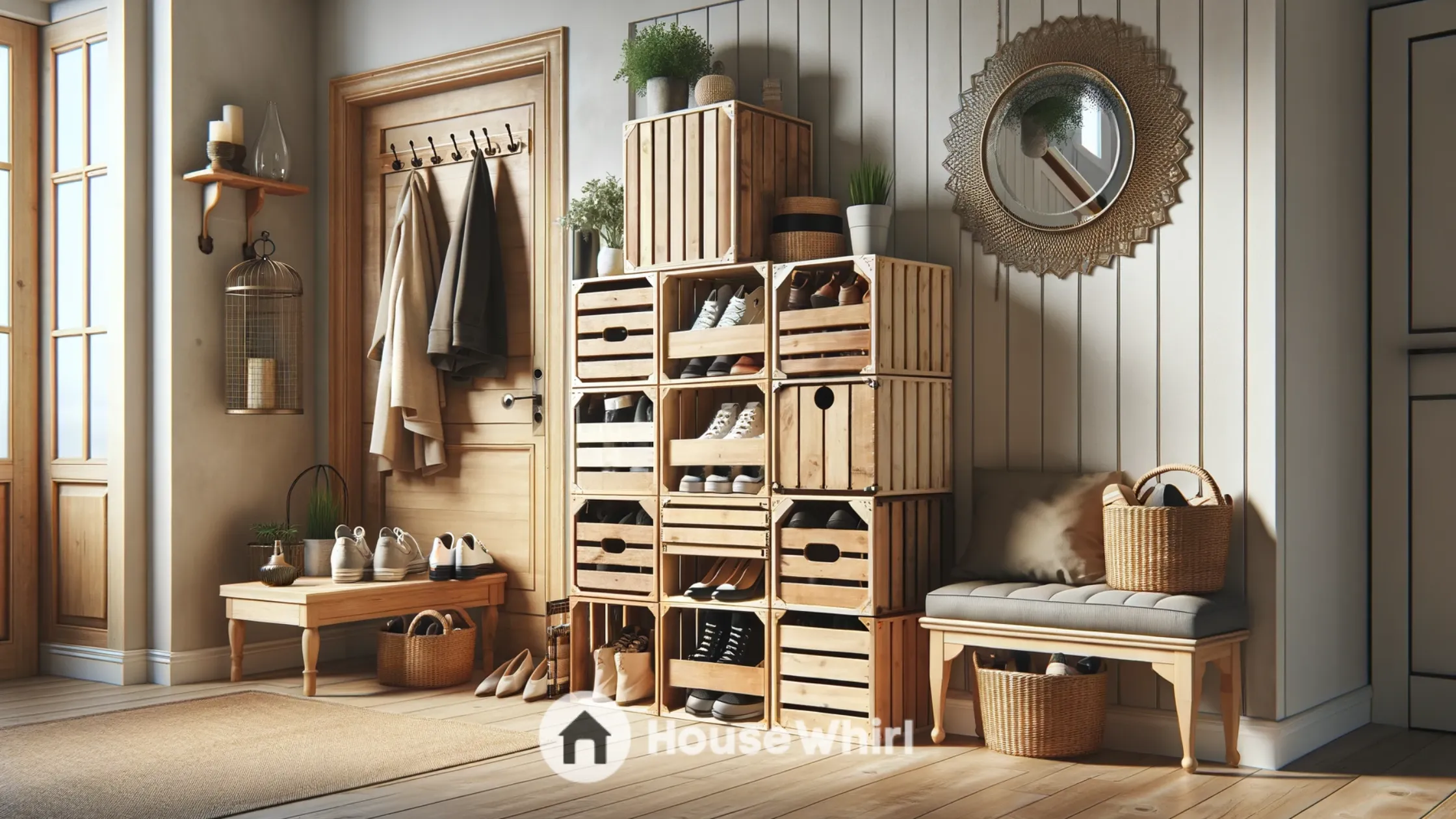 Wooden Crate Storage