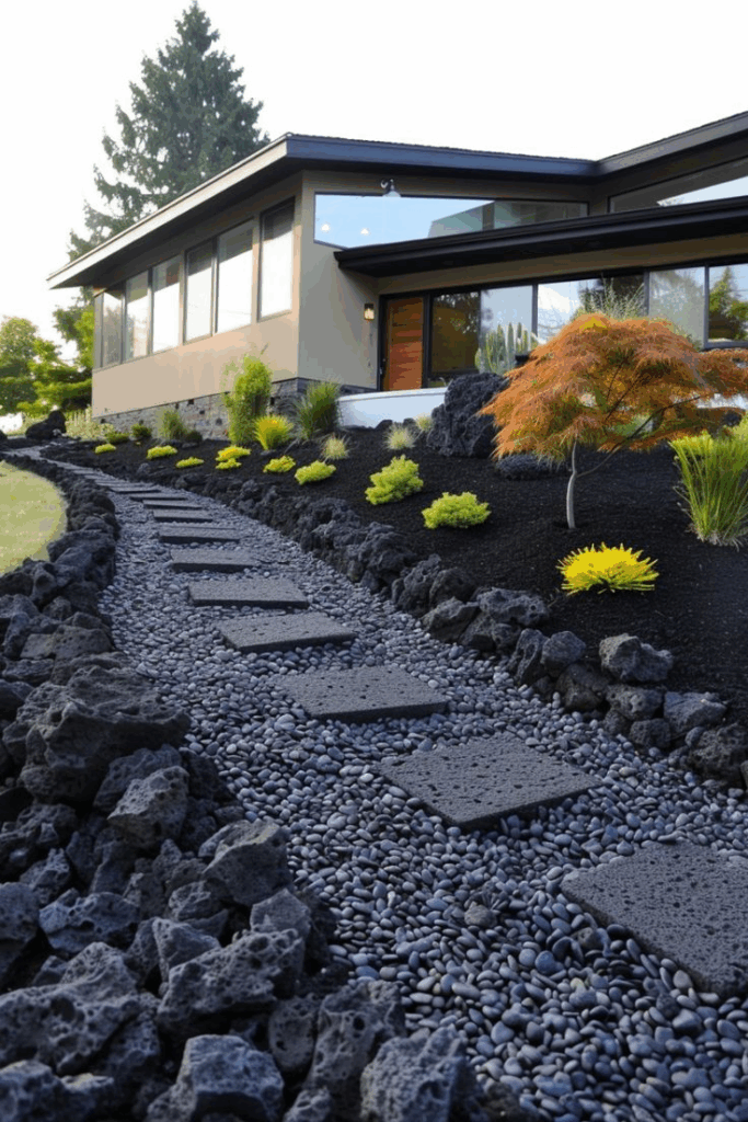 Ways To Use Black Rocks In Your Landscaping